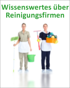 Wissenswertes ber Reinigungsfirmen